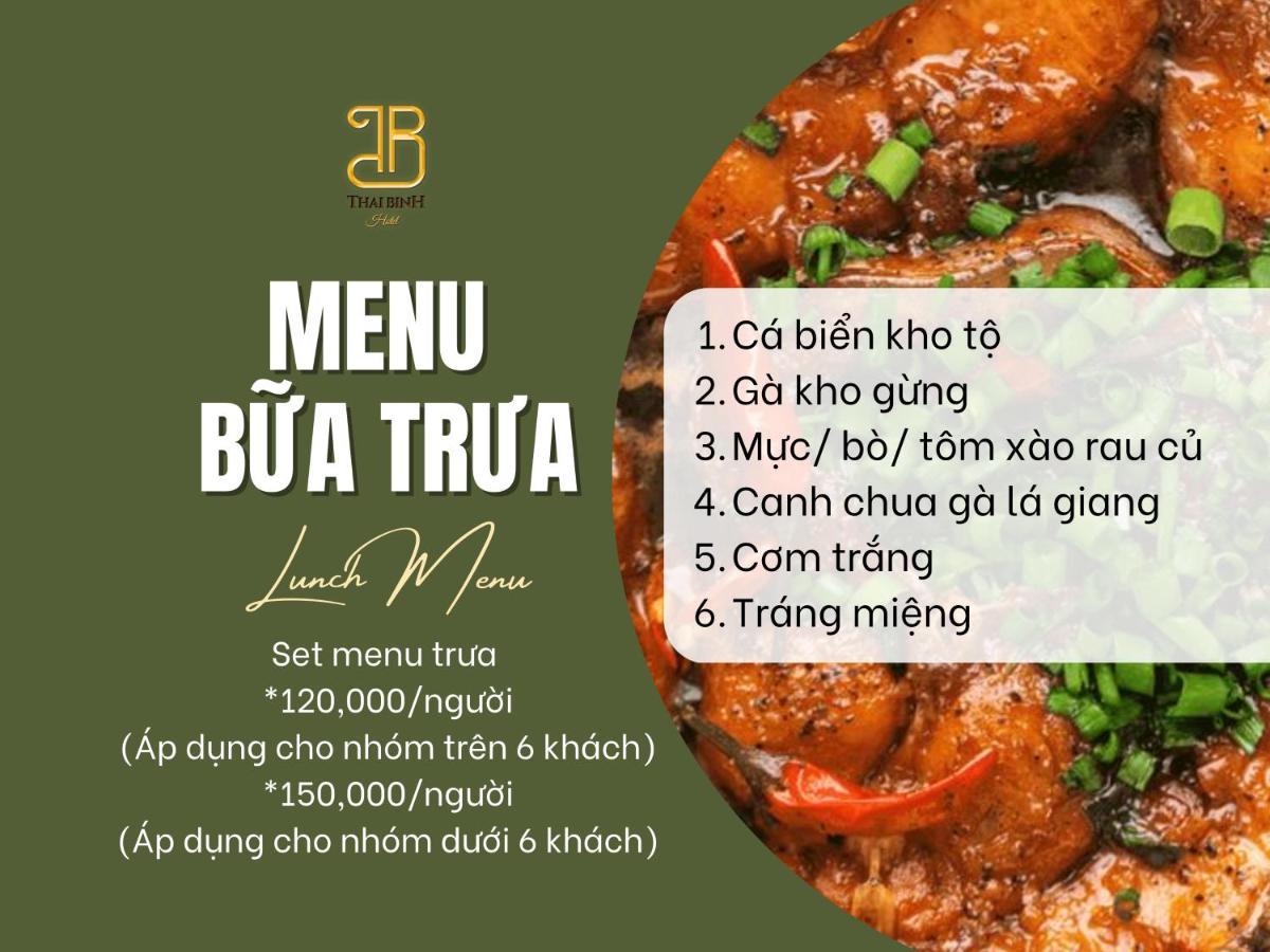 Khach San Thai Binh Chi Khu Co Ong Eksteriør billede